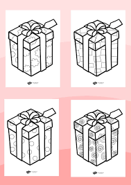 Twinkl Resources Patterned Presents Colouring Sheets Printable Resources For Primary Eyfs Ks1 And Coloring Sheets Christmas Activities Class Displays
