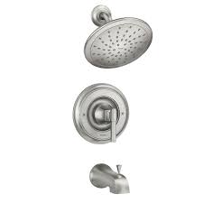 Maybe you would like to learn more about one of these? Moen Ayda Single Handle 1 Spray Tub And Shower Faucet In Spot Resist Brushed Nickel Valve The Home Depot Canada