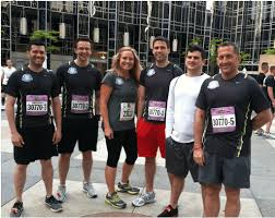 The marathon, half marathon, and marathon relay all started at the same time. Pittsburgh Marathon The Protiviti Career