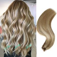 Benafee clip in hair extensions human hair for black/white women ombre balayage real remy hair extensions clip on medium brown with honey blonde highlights double weft full head 70g 7pcs 16 clips 15. Amazon Com 24 Inch Platinum Blonde Hair Bundles With Ash Blonde Highlights Sew In Weft Hair Weave Extensions Beige Blonde To Blonde Highlighted Brazilian Remy Weft Hair Bundle 120 Gram For Women Beauty