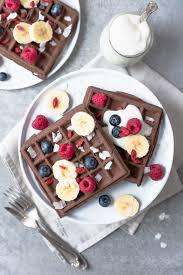 Vegane Schokowaffeln Gf Nataschakimberly Rezept Rezepte Gesunde Desserts Veganes Geback