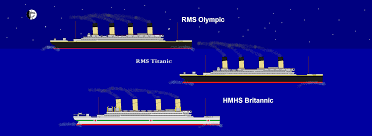 She was the first of the olympic class and was sort of the guinea pig of the class. Rms Olympic Rms Titanic Hmhs Britannic By Egeugiu On Deviantart