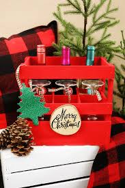 Diy christmas decorating ideas gingerbread house candyland theme. Diy Holiday Wine Crate Gift Ideas Michelle S Party Plan It