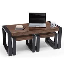 Altura Coffee Table With Nested Stools Coffee Table Elegant Coffee Table Bedroom Stools