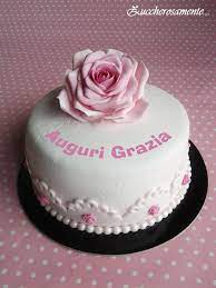 Auguri Grazia Torta Di Rose Torta Nuziale Rosa Belle Torte