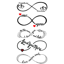 You can not only show love to your life partner but also to your mom, dad, friend, nature and even god. Voorkoms Together Forever Me You Love Youtemporary Body Tattoo Waterproof Size 11cm X 6cm 1pcs Amazon In Beauty