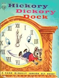 Hickory Dickory Dock The Mouse Is On The Clock Hickory Dickory Dock Vintage Children S Books Little Golden Books Dock Art