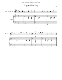 Print and download happy birthday to you! Happy Birthday Sheet Music For Saxophone 8notes Com