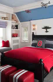 Maybe you would like to learn more about one of these? Built Ins For A Slanted Ceiling Sign Me Up Boy Room Red Boys Room Colors Grey Boys Rooms