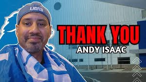 Lions Syndicate Would Like To Thank Andy Isaac!