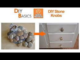 Consider making something like this for your next project that has a drawer. Diy Stone Knobs For Cabinet Doors Or Drawers Diy Basics Youtube