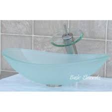 elimax's bathroom frosted boat shape