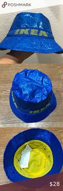 Ikea Blue Knorva Frakta Bucket Hat Bucket Hat Blue Hats