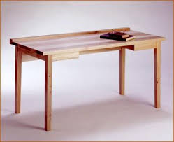 Simple Wood Desk Google Search Wood Desk Design Desk Design Wooden Writing Table