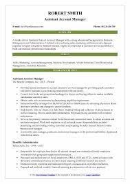 Immense ability to identify opportunities for sales. Assistant Account Manager Resume Samples Qwikresume