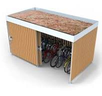 Bike Shelter Green Roof - Cyclehoop