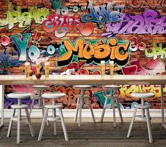 Untuk melihat semua karya kidcrow, bisa kunjungi instagramnya de menulis @kidcrow_id. Kertas Dinding 3d Kustom Lukisan Latar Belakang Budaya Grafiti Dinding Bata Lukisan 3d Kertas Dinding Stereoskopis 3d Living 3d Wallpaper 3d Wallpaper3d Stereoscopic Wallpaper Aliexpress
