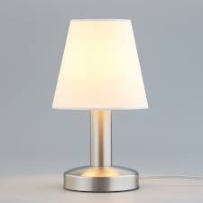 Cheap table lamps, buy quality lights & lighting directly from china suppliers:chinese branches&leaves ceramic art table lamps touch/dimmer switch fabric lampshade e27 led lamp for bedside&foyer&studio mf012 enjoy free shipping worldwide! Bedside Table Lamp Hanno White Fabric Lampshade Lights Co Uk