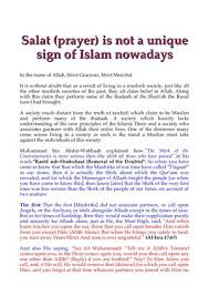 Prayer simplified a guide to muslim prayer 5 6 1 prayer is obligatory upon muslims and is to be established on speci ﬁ c ﬁ ve times daily. Calameo Salat Prayer Is Not A Unique Sign Of Islam Nowadays