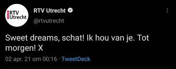 Een verslaggever en een cameraman van rtv utrecht zijn donderdagavond bij stadion galgenwaard aangevallen door een. Onbekend Persoon Breekt In Op Twitteraccount Van Rtv Utrecht Sweet Dreams Schat Utrecht Ad Nl