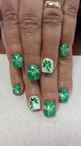 Patrick's day nail art design! Saint Patty S Day Nails Clover Nails St Patricks Day Nails Saint Patrick Nail St Patricks Nail Designs
