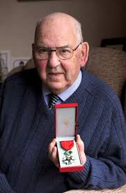 Lanarkshire D-Day hero Gilbert Gray (91) is presented with France's highest  military honour