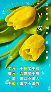 幸福 由心不由境 morning greeting greetings morning