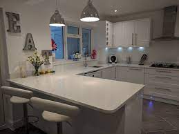 We house all types of kitchens to cater to the unique taste of every client. White Shaker Kitchen With Quartz Worktop Contemporary Kitchen London By User Houzz