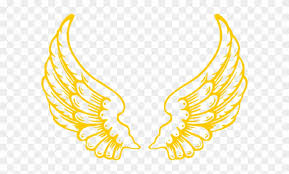 Embroider these wings in rich golden thread (or any other color you like) to create fanciful garb, everyday fashions, and stunning decor! Angel Wings Coloring Pages Free Transparent Png Clipart Images Download
