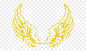 Embroider these wings in rich golden thread (or any other color you like) to create fanciful garb, everyday fashions, and stunning decor! Angel Wings Coloring Pages Free Transparent Png Clipart Images Download