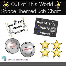 Out Of This World Helpers Job Chart