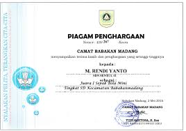 Maybe you would like to learn more about one of these? Contoh Piagam Penghargaan Sepak Bola