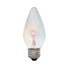 Ge 40 Watt Incandescent F15 Flame Tip Decorative Auradescent Light Bulb 4 Pack
