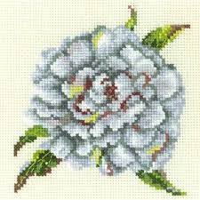 Swedish artist carl larsson's kersti's sleigh ride counted cross stitch pattern. Buy Rto Counted Cross Stitch Kit Peony White Eh331 13x13 Cm Diy 8 19