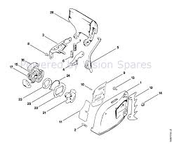 Stihl 032 Av Chainsaw 032av Parts Diagram Chain Brake With Isolating Clutch