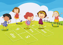 Hasta los mayores se lo pasarán en grande jugando a los juegos para niños con pocoyo y el resto de personajes. Ilustracion De Ninos Jugando A La Rayuela Ilustraciones Vectoriales Clip Art Vectorizado Libre De Derechos Image 13960947