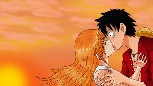 Unexpected Kiss Under The Sunset By Hayabusasnake One Piece Nami One Piece Luffy Luffy