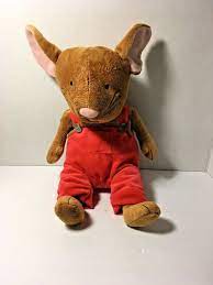 Kohl S Cares If You Give A Mouse A Cookie Red Overalls 1985 Stuffed Animal 14 Kohlscaresforkids Plush Stuffed Animals Pet Toys Red Overalls