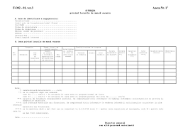 Situatia locurilor de munca vacante, disponibile in fiecare judet, este urmatoarea: F O02 01 Ver 3 Anexa Nr 1 SituaÅ£ia Privind Locurile De MuncÄ Vacante