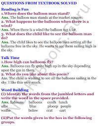 Our online 1st grade trivia quizzes can be adapted to suit your requirements for taking some of the top 1st grade quizzes. Pdf Ncert Solutions For Class 3 English Unit 5 Poem The Balloon Man