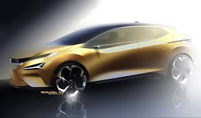 Tata 45x Concept Design Sketch Render Car Design Car Concept Design