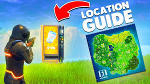 Secret overpowered vending machine location in fortnite battle royale. All Vending Machine Locations Fortnite Battle Royale Youtube