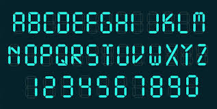 00 alarm clock version 1. Digital Font Alarm Clock Letters And Numbers Vector Alphabet Calculator Digital Text Stock Images Page Everypixel