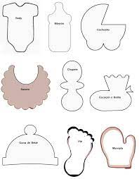 10 Moldes Gratis Para Manualidades En Goma Eva Manualidades Baby Shower Souvenirs Recuerdos Baby Shower Baby Shower Diy