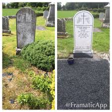 This Headstone Was Cleaned And The Original Inscription Was Touched Up The Grave Was Weeded And Tidied Up With Cleaning Business Making Life Easier Headstones