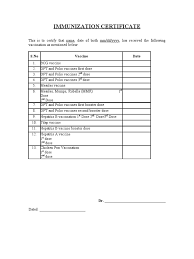 Check spelling or type a new query. Sample Immunization Certificate Pdf Vaccines Pediatrics