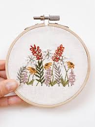 Maybe you would like to learn more about one of these? Floral Wreath Embroidery Pattern By Chloe Wen