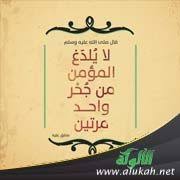 شرح حديث لا يلدغ المؤمن من جحر مرتين