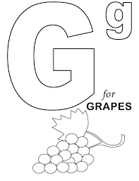 Coloring, the act of adding color to comic book pages, where the person's job title is colorist Letter G Coloring Page Free Printable Coloring Pages For Kids