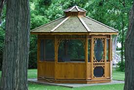 27 Gazebos With Screens For Bug Free Backyard Relaxation Relaxing Backyard Wooden Gazebo Gazebo